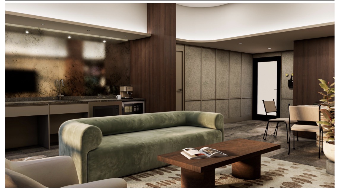 Modern residential lounge interior
